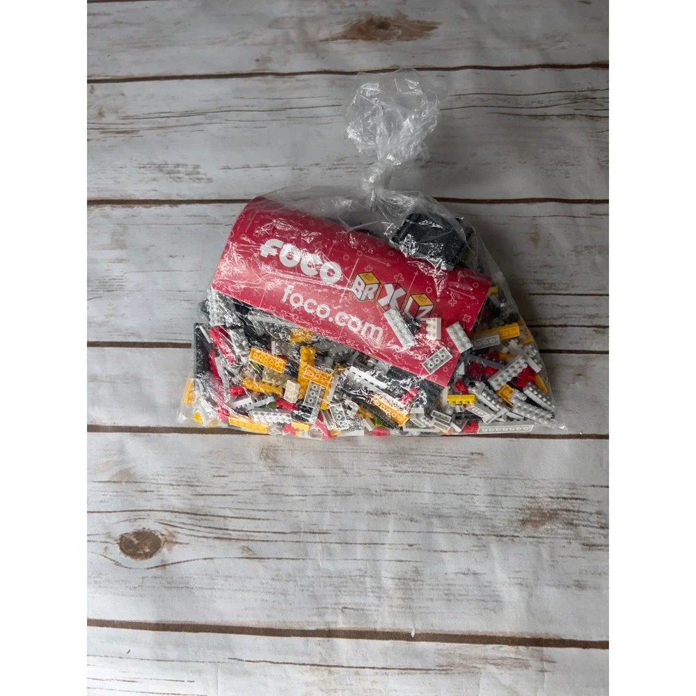 FOCO BRXLZ Building Blocks Multicolor Bulk Lot 10.6 oz Micro Bricks OS